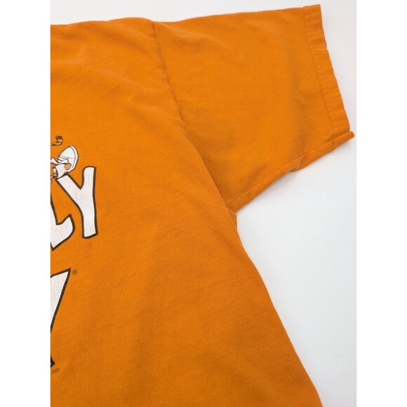 Dangerously Cheesy Cheetos Vintage Orange Graphic Chester Promo T Shirt Size XL - Picture 4 of 8